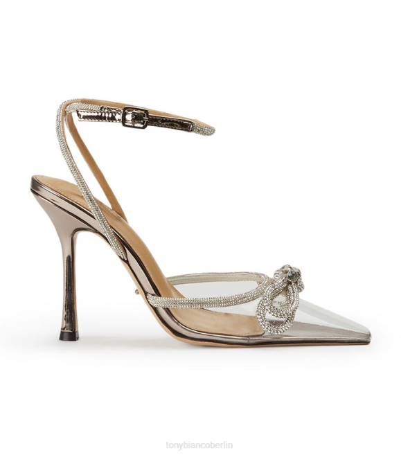 Stöckelschuhe| de Tony Bianco Frauen Eros-Absätze klarer Vinylit-/Rotguss-Glanz 4624172